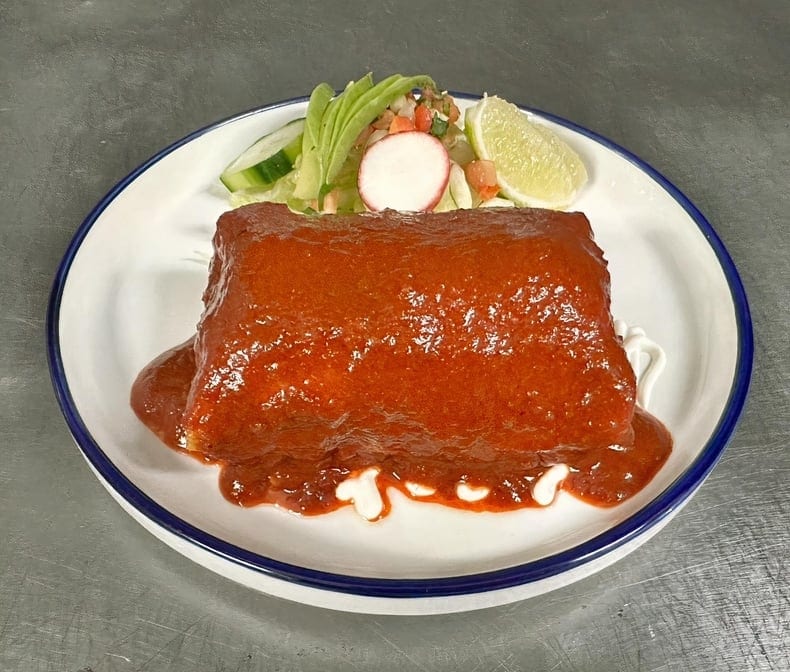 Burrito Diablo.