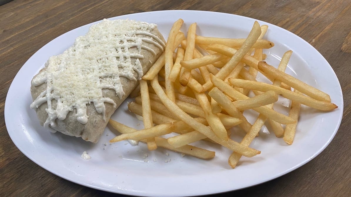 Kids Mini Burrito.
