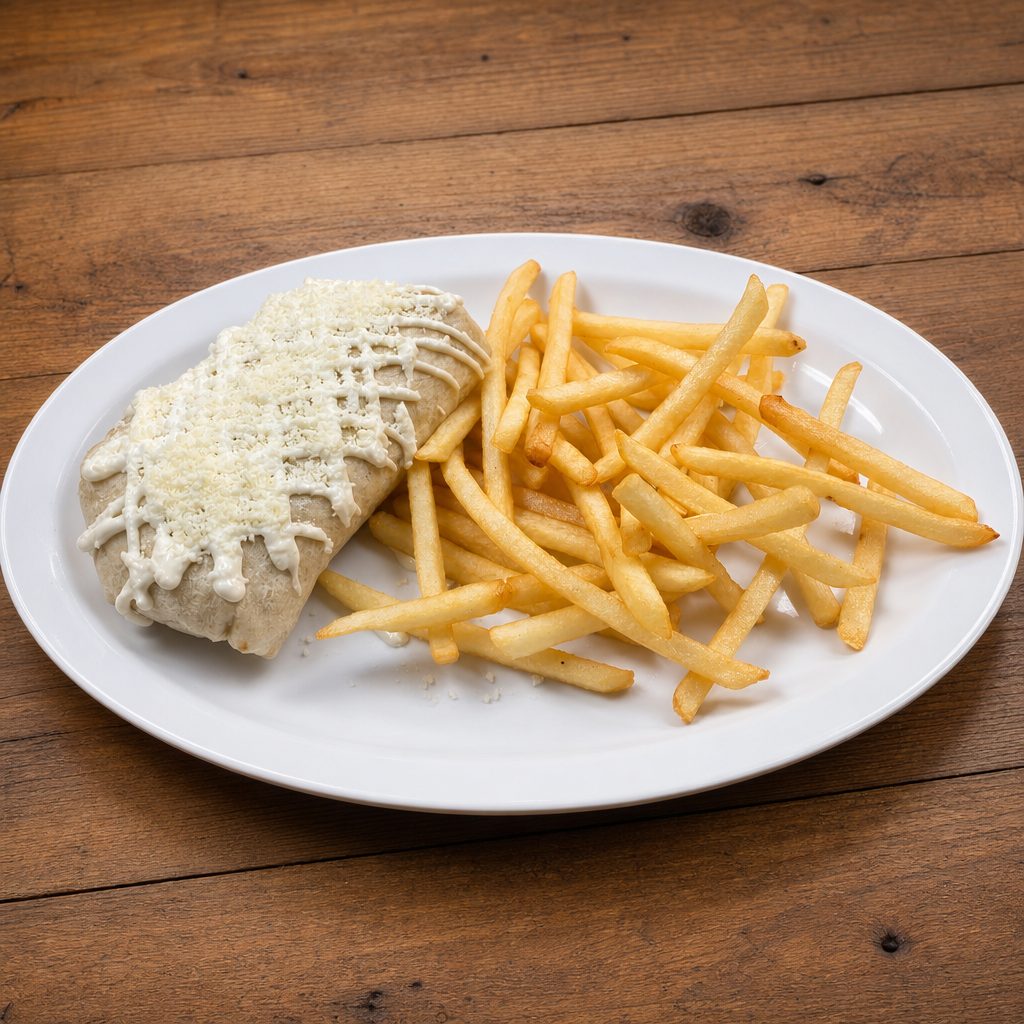 Kids Mini Burrito.