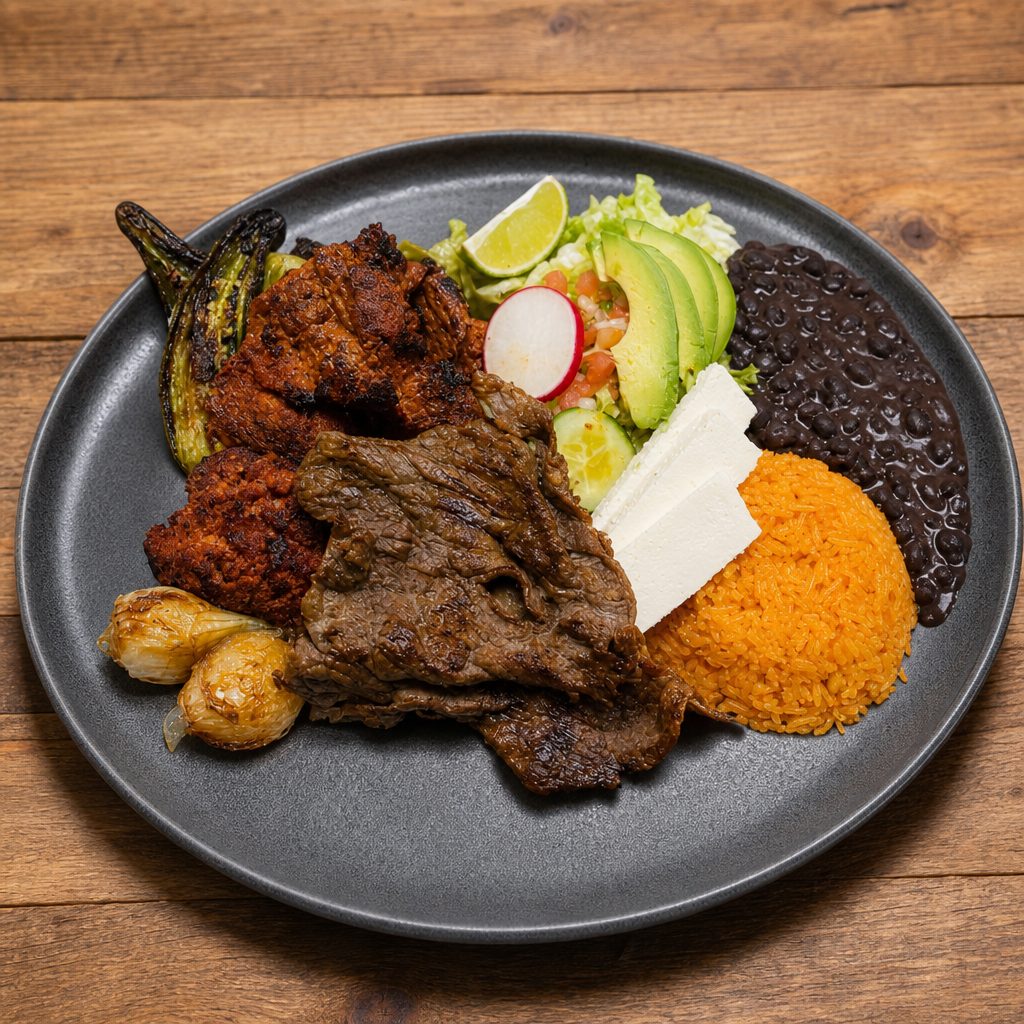 Bandeja Morelense Dinner.