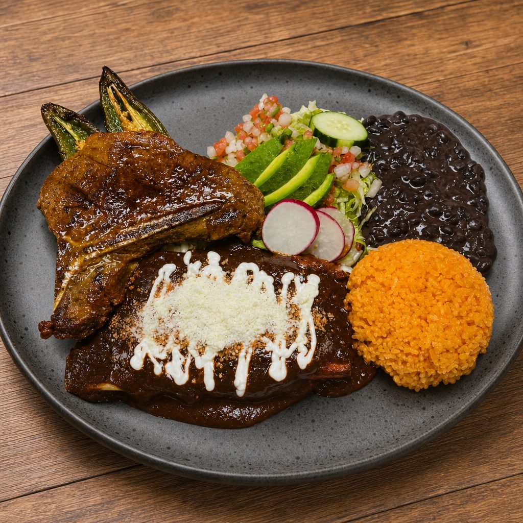 Bandeja Poblana Dinner.