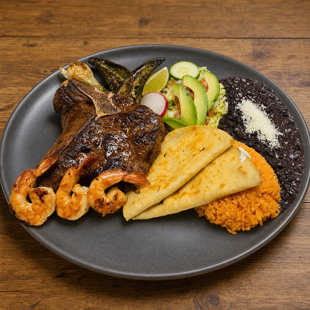 Bandeja Oaxaqueña Dinner.