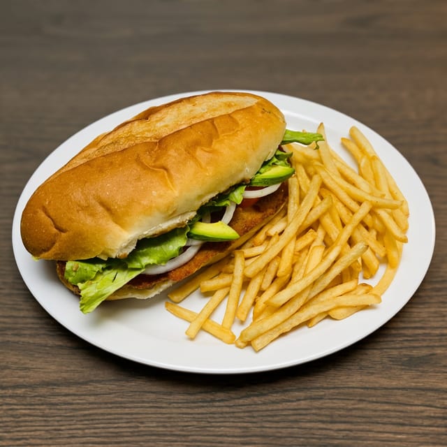Tortuga Milanesa de Pollo.